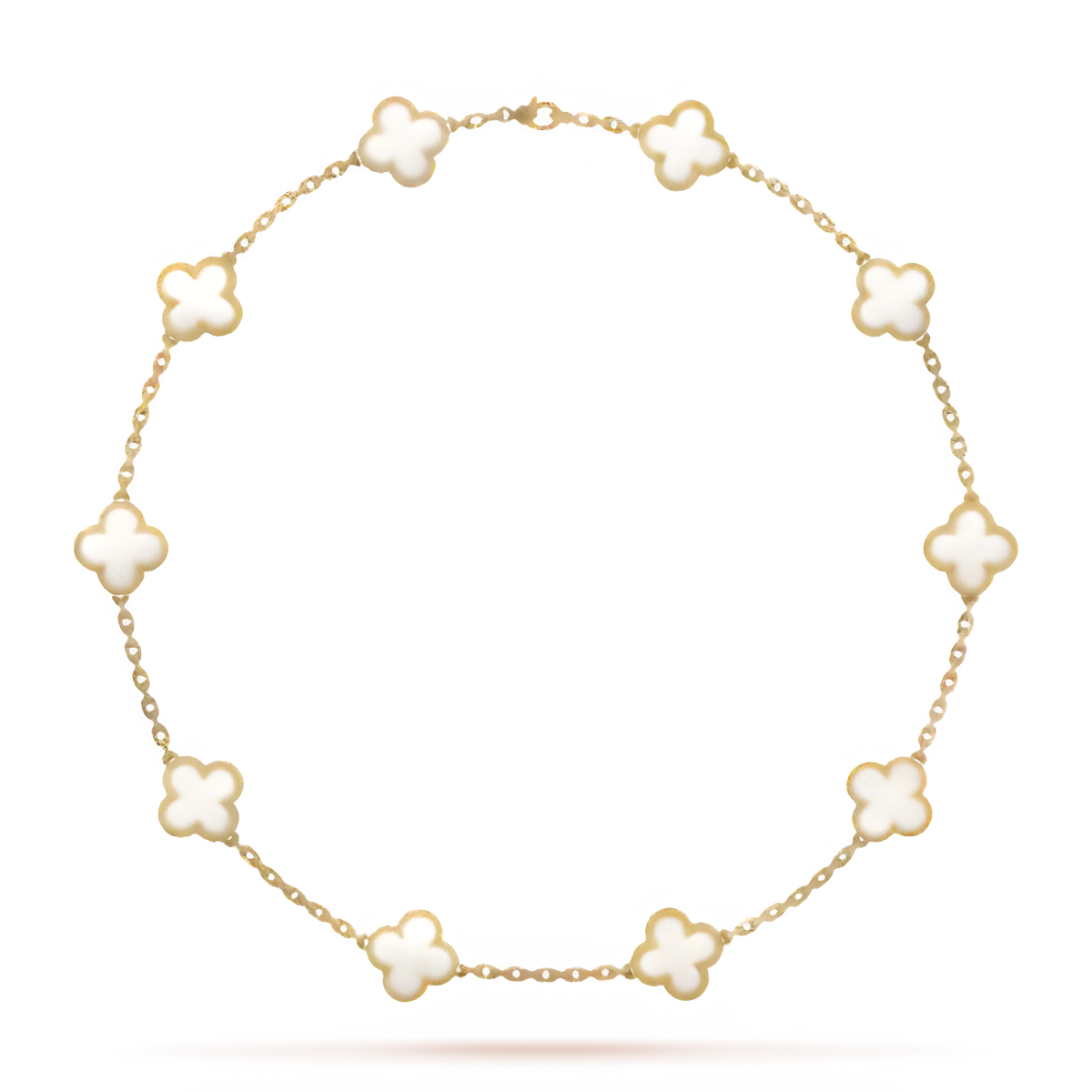 CLOVER DELUXE NECKLACE | GREEN
