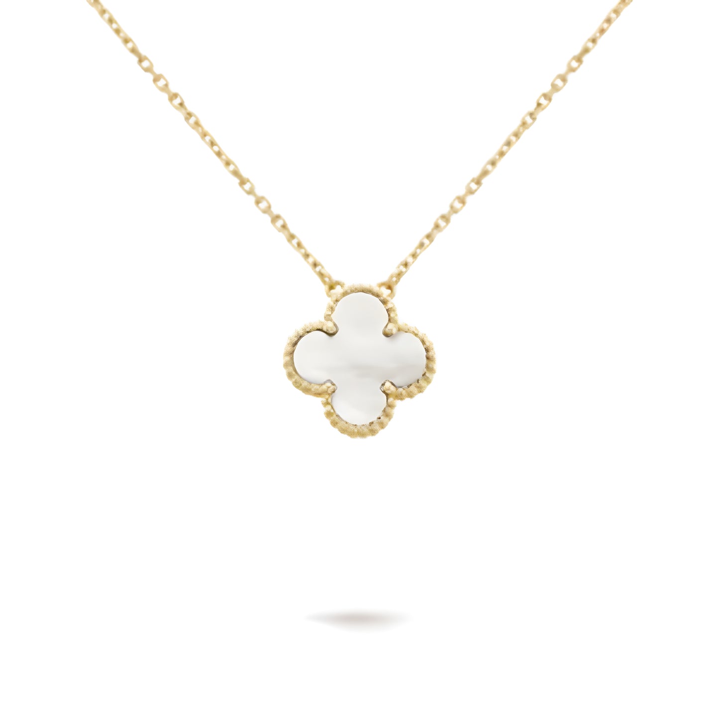 CLOVER NECKLACE | WHITE