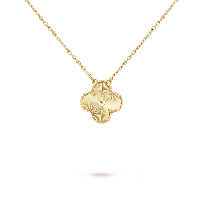 CLOVER NECKLACE | BLACK