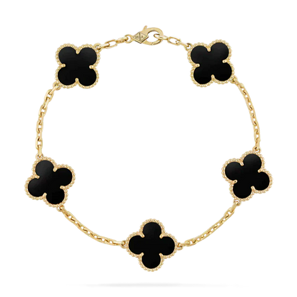 FLORAL BEAUTY BRACELET | BLACK