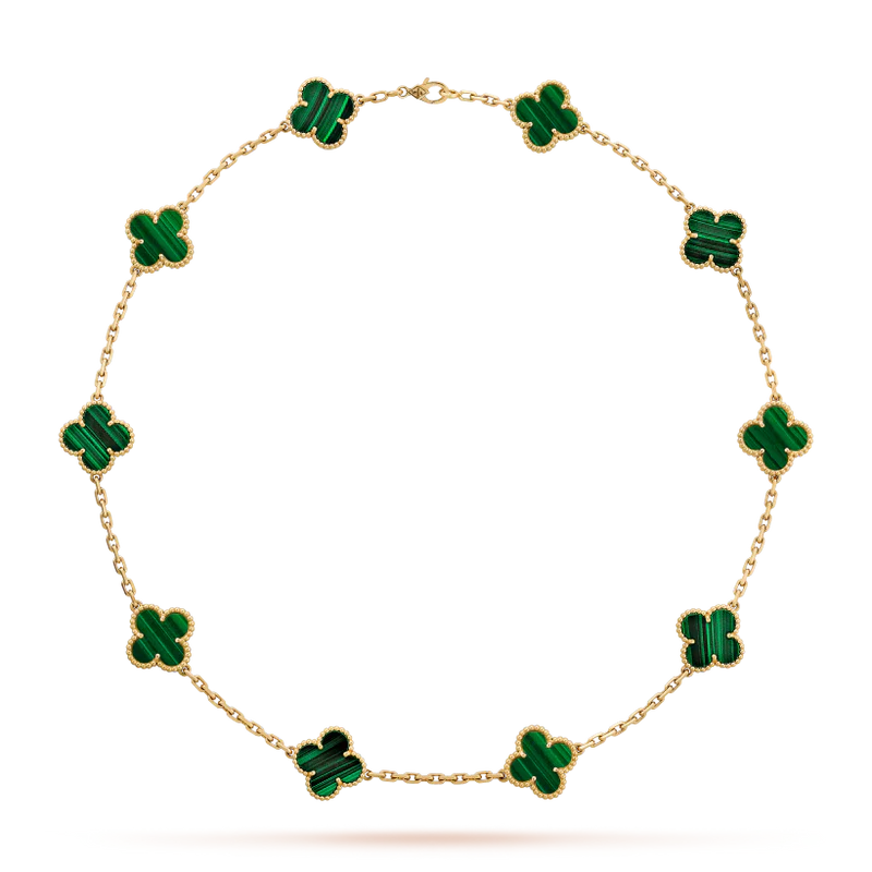 CLOVER DELUXE NECKLACE | PINK