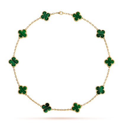 CLOVER DELUXE NECKLACE | PINK