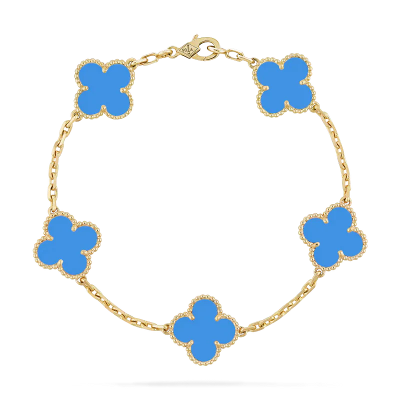 FLORAL BEAUTY BRACELET | LIGHT BLUE