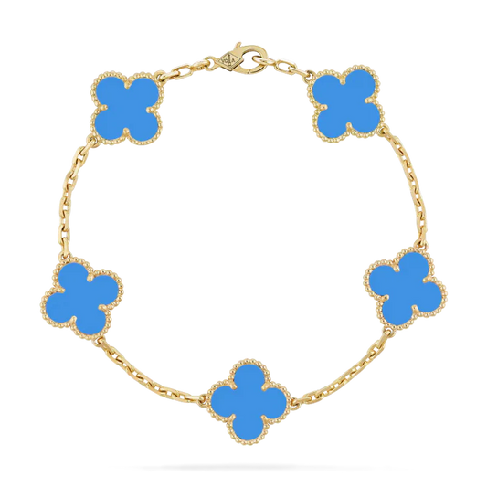 FLORAL BEAUTY BRACELET | LIGHT BLUE