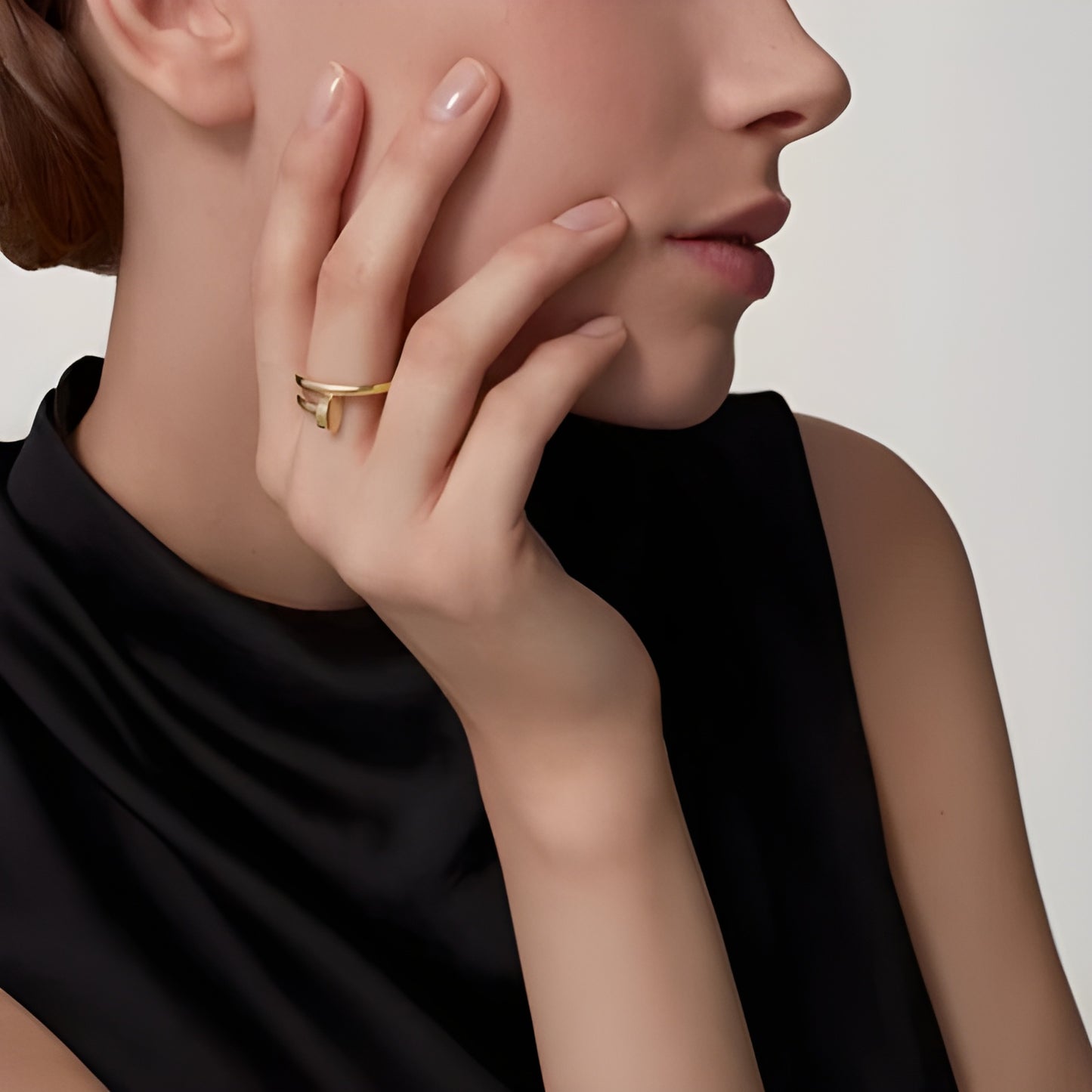 NAIL RING | GOLD