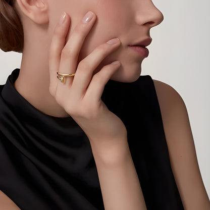 NAIL RING | GOLD