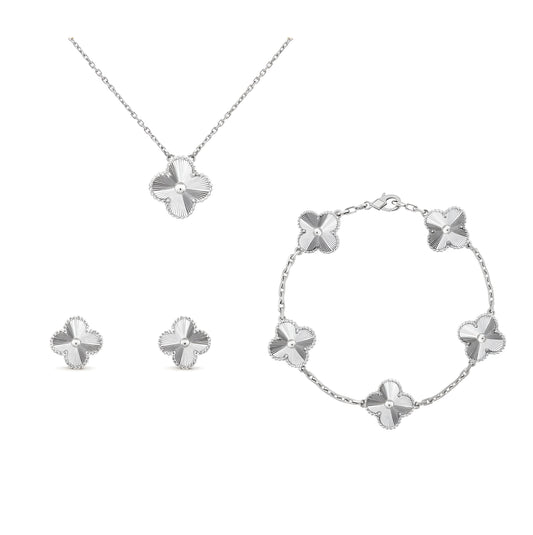 SILVER SERENITY | CLOVER SET