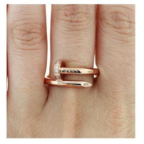 NAIL DELUXE RING | GOLD