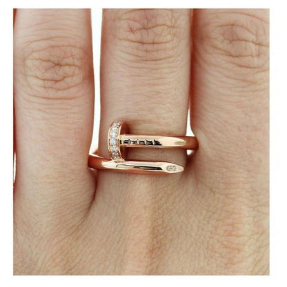NAIL DELUXE RING | GOLD