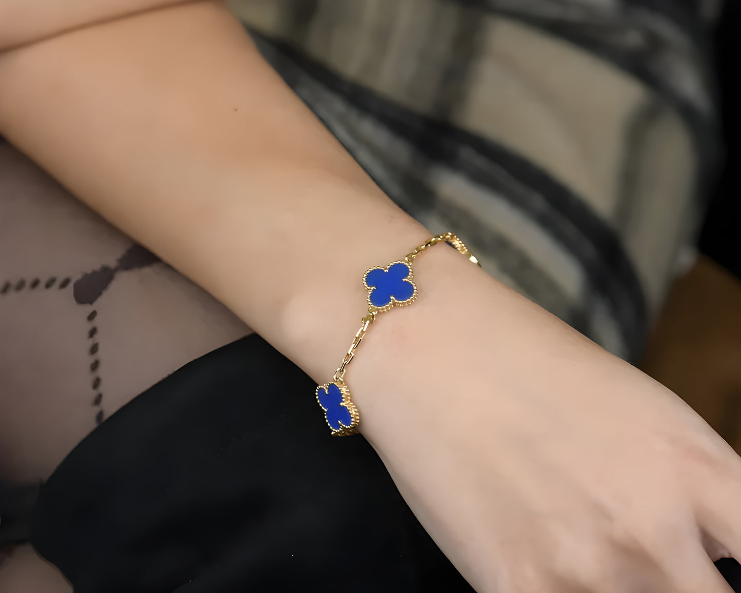 FLORAL BEAUTY BRACELET | BLUE