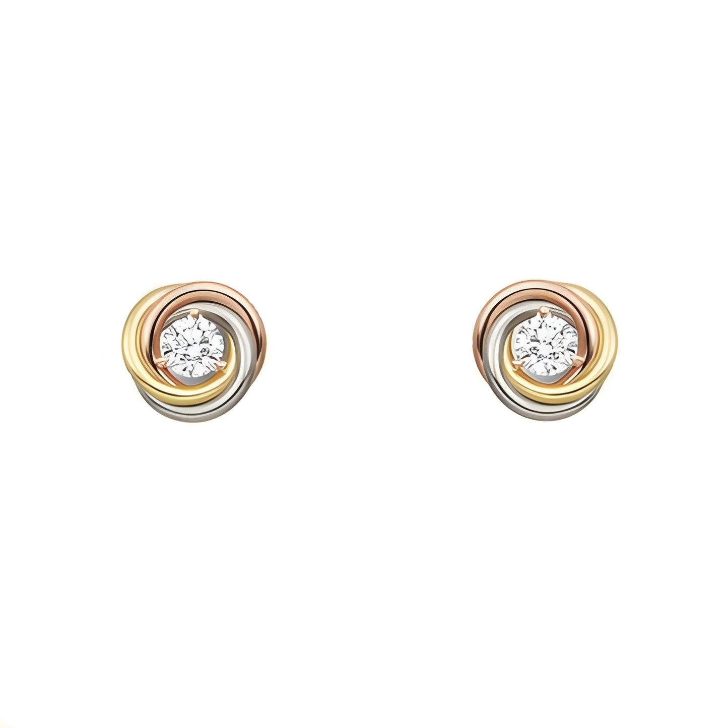 TRINITY EARRINGS | GOLD