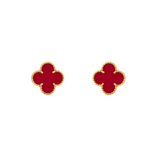 CELESTIAL BLOOM EARRINGS | RED