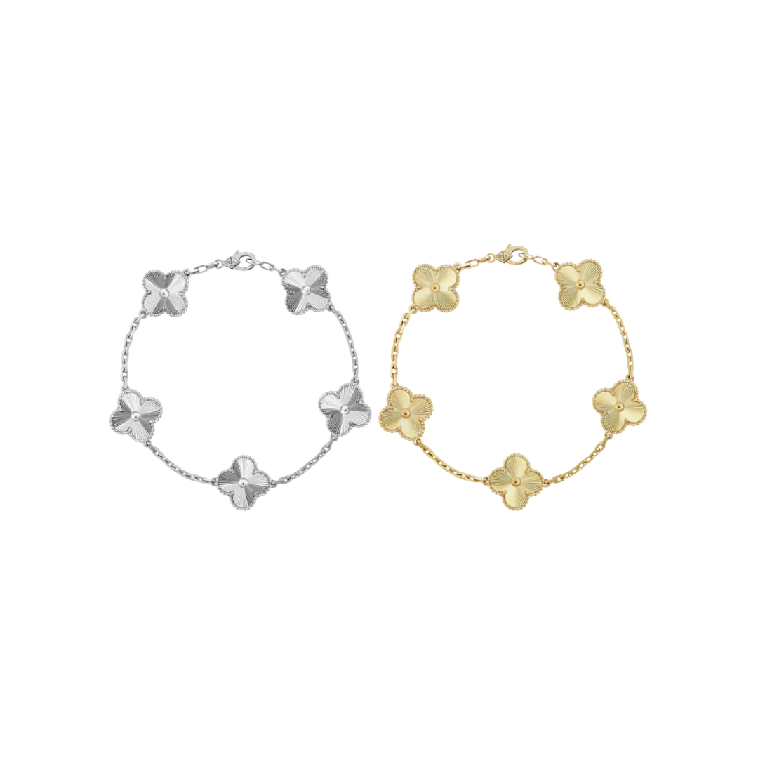 FLORAL BEAUTY SET | GOLD & SILVER
