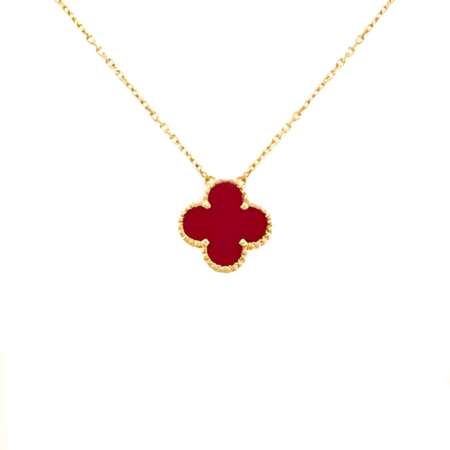 CLOVER NECKLACE | RED