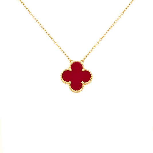 CLOVER NECKLACE | RED