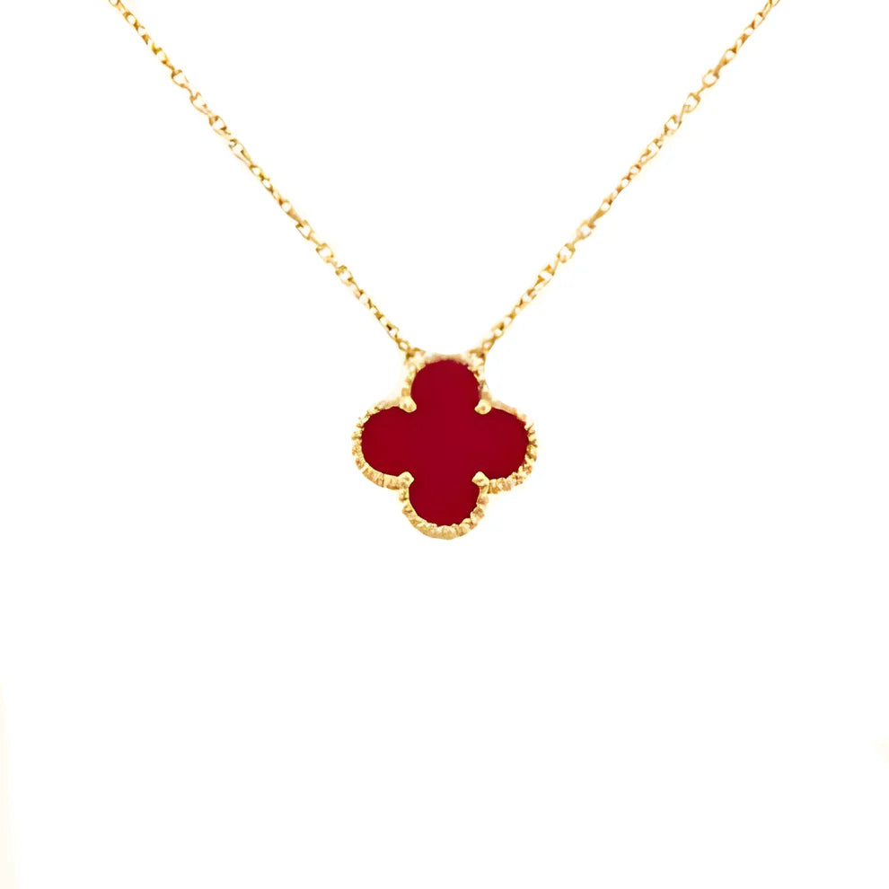 CLOVER NECKLACE | WHITE